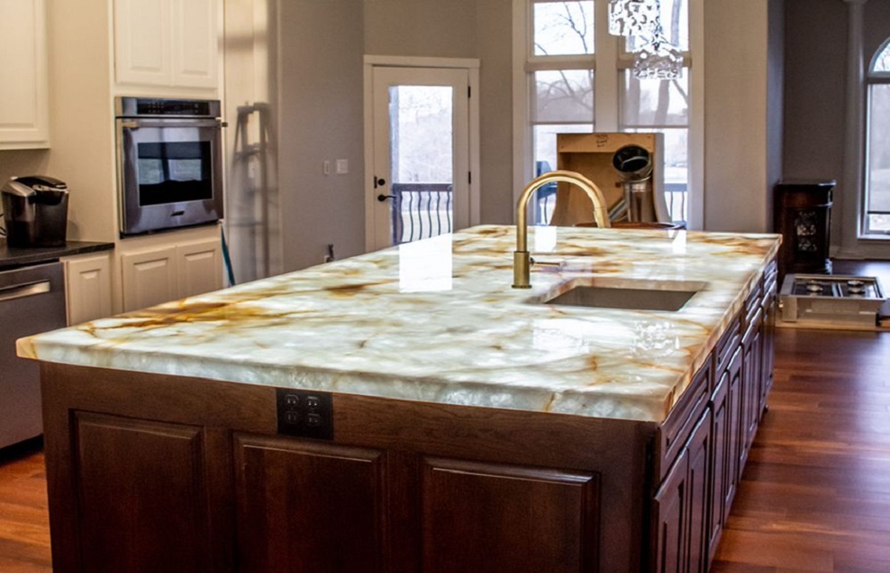 backlit countertop quartz