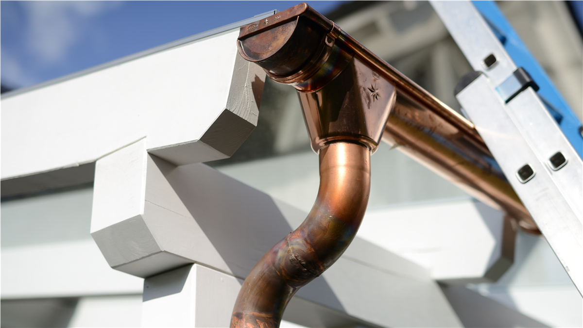 Why Copper Rain Gutters Are the Perfect Blend of Function and Elegance