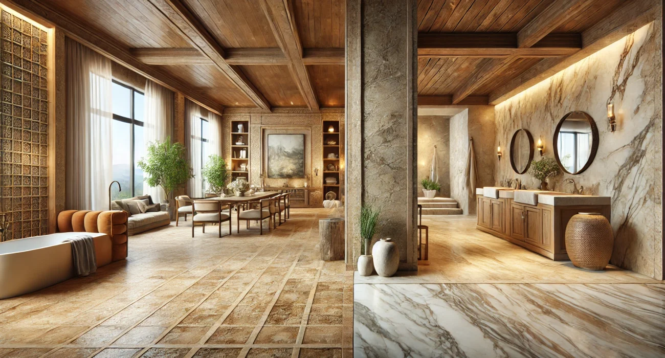 Marble and Travertine Tiles: Timeless Elegance for Modern Homes
